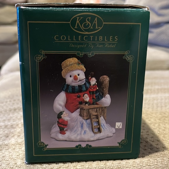 KSA Collectibles Snowman Elves Christmas decoration Holiday decor - Picture 6 of 8